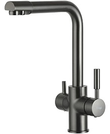 Frap Смеситель для кухни H52 F4352-9 оружейная сталь – фотография-1