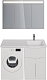 Dreja Тумба с раковиной Vega 120 R под стиральную машину белая – картинка-34