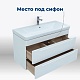 Aquanet Тумба с раковиной София 105 подвесная белая – картинка-29