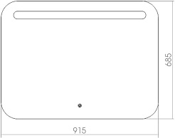 Mixline Зеркало Премьер Веста 91.5 – фотография-2