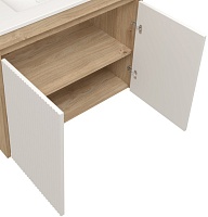 Teymi Фасад для тумбы Netta 75 Волна белый