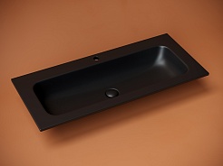 Ceramicanova Мебельная раковина Grace 101 CN7013MB чёрный матовый – фотография-2