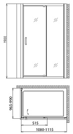 Gemy Душевой уголок Sunny Bay S28191C-A100 – фотография-3
