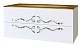 Clarberg Тумба с раковиной "Due Amanti 120" белый, ручки хром – фотография-7
