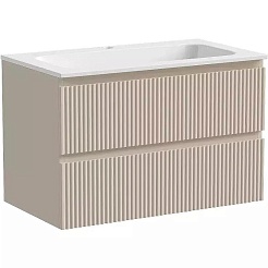 Sancos Мебель для ванной Snob R 80 beige soft – фотография-3