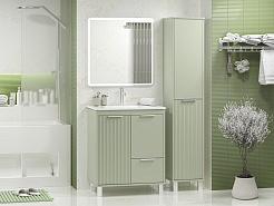 Brevita Мебель для ванной Risacca Pistachio 70 фисташковый – фотография-2