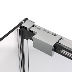 Vincea Душевой уголок Stella 130x80 VSR-1ST8013CL профиль хром стекло прозрачное – фотография-10