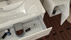 Какса-а Тумба с раковиной Редиссон 120 белая – фотография-6