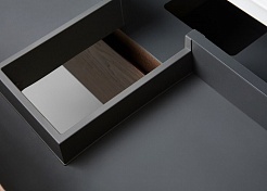 Am.Pm Мебель для ванной Sensation 100 табачный дуб, текстурированная	 – фотография-17