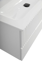 Cezares Тумба под раковину Duet-N 100 подвесная Bianco Lucido – фотография-5