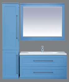 Misty Пенал для ванной Марта 35 бирюзовый L – фотография-2