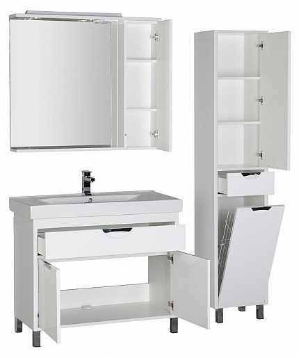 Aquanet Тумба с раковиной "Гретта 100" (179199) – фотография-6