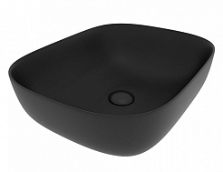Teymi Накладная мебельная раковина Solli 50 artceramic чёрный матовый T50392 – фотография-1