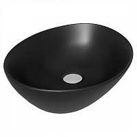 Teymi Раковина накладная в ванную Lori 40 цвет чёрный матовый T50494