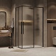 Grossman  Душевой уголок Galaxy 90x70x195 профиль черный матовый стекло шиншилла – картинка-14