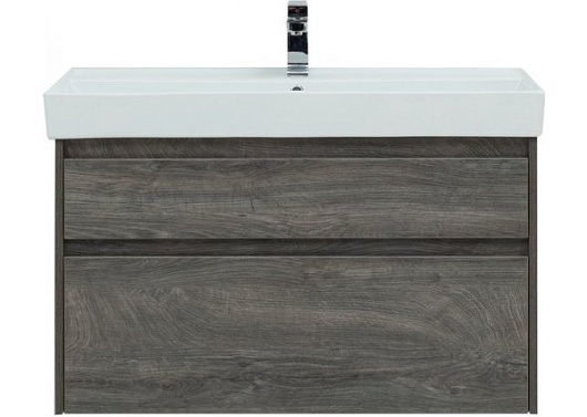 Aquanet Мебель для ванной Nova Lite 100 2 ящика, дуб рошелье – картинка-11