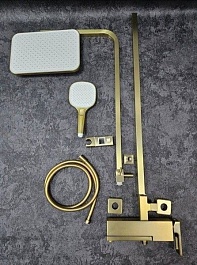 Gappo Смеситель для вынны G17-3 G2417-3 золотой сатин – фотография-3