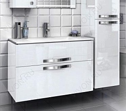  Тумба с раковиной Nota 90 белая – фотография-2