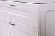 ASB-Woodline Мебель для ванной Прато 100 белый, патина серебро, массив ясеня – фотография-17