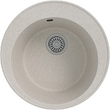 Teymi Мойка кухонная Lina Smart D48 кварцевая белая матовая