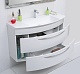 De Aqua Мебель для ванной Лонг 120, зеркало Алюминиум – фотография-13