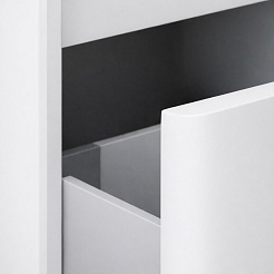 Vivon Тумба с раковиной Atwood 90 подвесная белая матовая – фотография-9