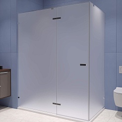 RGW Душевой уголок Stilvoll SV-040 120x90 профиль хром стекло матовое сатинат – фотография-1