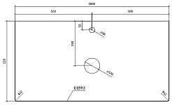 Jorno Тумба с раковиной Wood 100 серая столешница тёмная – фотография-10