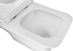 Azario Унитаз-компакт Mari AZ-79143T безободковый с бачком с сиденьем микролифт белый – фотография-12