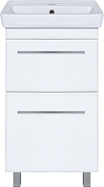 Misty Тумба под раковину Элен 50 белая – фотография-1