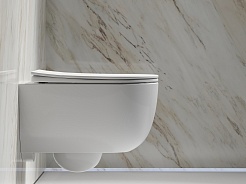 Ceramicanova Подвесной унитаз Modena Rimless CN6063 белый – фотография-4