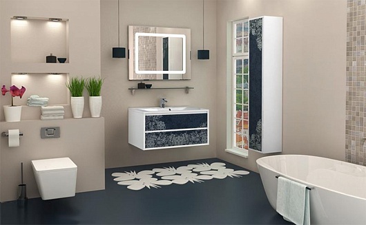 Акватон Тумба с раковиной "Римини 100" ажур – фотография-6