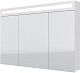 Dreja Мебель для ванной W 125 с зеркальным шкафом подвесная белая – картинка-55