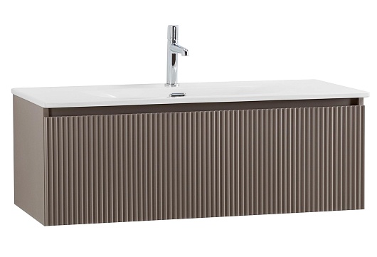 BelBagno Тумба под раковину Uno 100 с 1 ящиком подвесная Бежевый матовый – фото-1