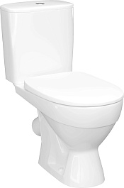 Керамин Унитаз-компакт Толедо Soft Close двухрежимный сиденье дюропласт с микролифтом 4810531150916 – фотография-1