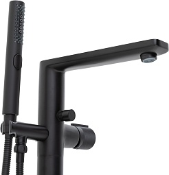 Allen Brau Смеситель для ванны Liberty 5.33012-31 (с внутренней частью) черный матовый – фотография-3