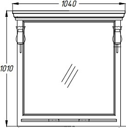 Opadiris Мебель для ванной "Риспекто 95" нагал – фотография-6