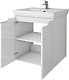 Dreja Тумба с раковиной Q Plus (D) 55 белая – картинка-24