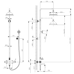 Lemark Душевая система Spark LM6762RG, розовое золото – фотография-2