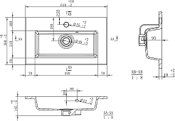 Brevita Тумба с раковиной Toy 60 белая – фотография-10