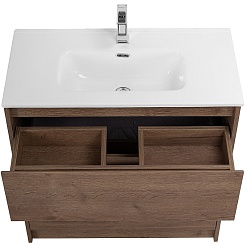 BelBagno Тумба с раковиной Kraft 39 70 напольная  Rovere Tabacco с раковиной BB-8099-3-70 – фотография-5