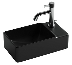 Ceramicanova Раковина Element 39/22 R CN5045MB чёрная матовая – фотография-1