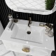 Opadiris Мебель для ванной Ибица 90 подвесная белая/золото – фотография-21