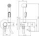 Rossinka Гигиенический душ X25-51 со встраиваемым смесителем хром – картинка-10