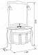 Demax Мебель для ванной "Версаль NEW 110" сerezo витраж (173317) – фотография-18