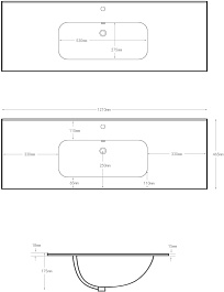 Aquanet Тумба с раковиной Джейн 2.0 120 Flat подвесная белый сатин – фотография-26
