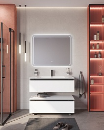 Cezares Тумба Slider 100 белая – фотография-17