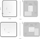 Aquanet Зеркало Контур 80x70 Led TX с подсветкой и антизапотеванием черное – фотография-8