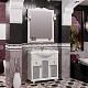 Opadiris Мебель для ванной Тибет 85 с художественным стеклом, слоновая кость – фотография-25