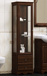 Opadiris Шкаф-пенал для ванной Клио 40 L орех антикварный – фотография-1